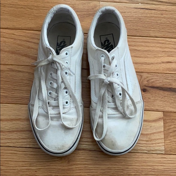 old skool white vans - Picture 1 of 1
